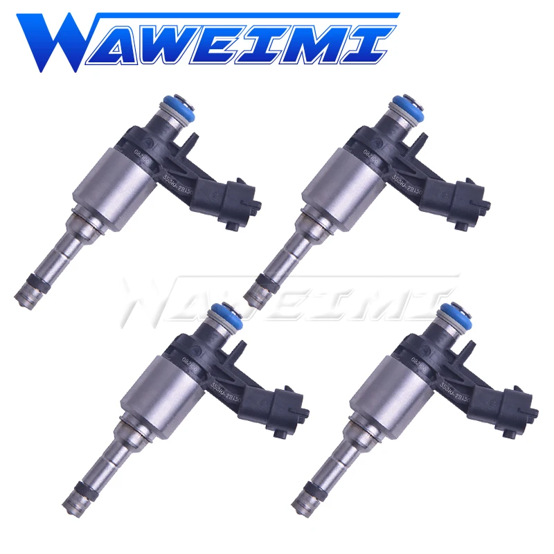 WAWEIMI 4x Fuel Injector Nozzle 35310-2B130 For Hyundai Accent Veloster For Kia Rio 1.6L L4 2011- 353102B130