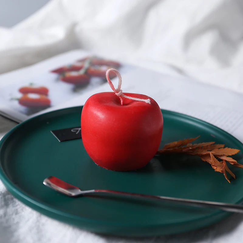 Apple Shape Silicone Soap Moldes para Bolo Mousse, Molde De Velas, Decoração De Festa De Casamento, Véspera De Natal, Presentes