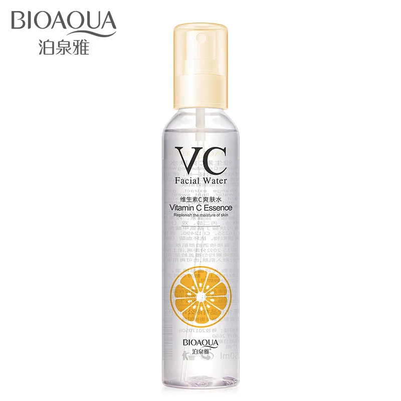 BIOAQUA Vitamin C Toner Hydrating Moisturizing Refreshing Shrinking Pore VC Spray Anti-aging Anti-wrinkle Facial Water Skin Care