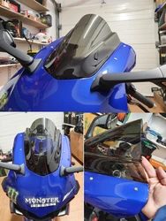 ヤマハ用エアデフレクター,yzf1000 YZF-1000 r1 2015 yzf 1000 r 1 15,オートバイフロントガラス,2色