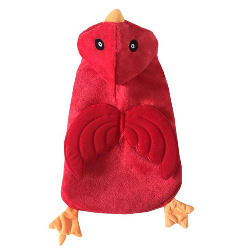 Funny Duck Style Dog Cat Costume Party Christmas Halloween Puppy Apparel Warm Inside Winter Dog Costume Clothing
