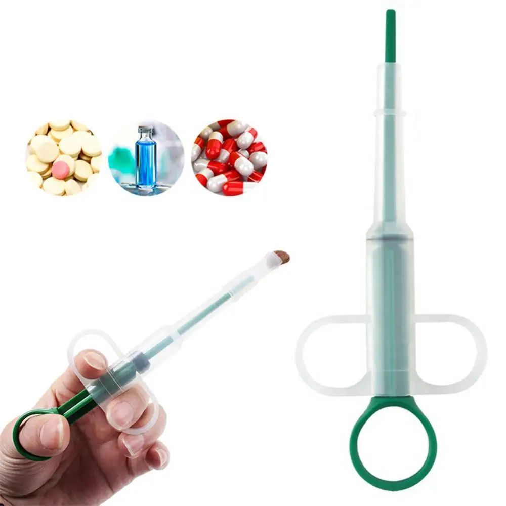 Pet Medicine Syringe Tablet Pill Guns Piller Push Dispenser Medicine Water Milk Syringe Dog Cat Puppy Feeder Kit Pet Accessories