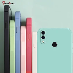 Fashion Square Frame Silicone Phone Case For Huawei Honor 9X Pro 9A 9C 9S 8A 8X Coque Full Protector Soft funda Cover