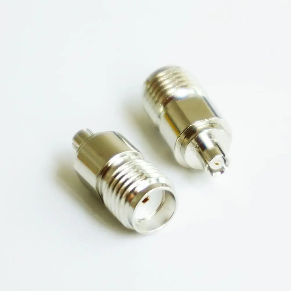 1 Pcs IPX Female To SMA Female Cable Connector Socket SMA - IPX U.FL Straight Nickel Plated Brass Coaxial RF Adapters