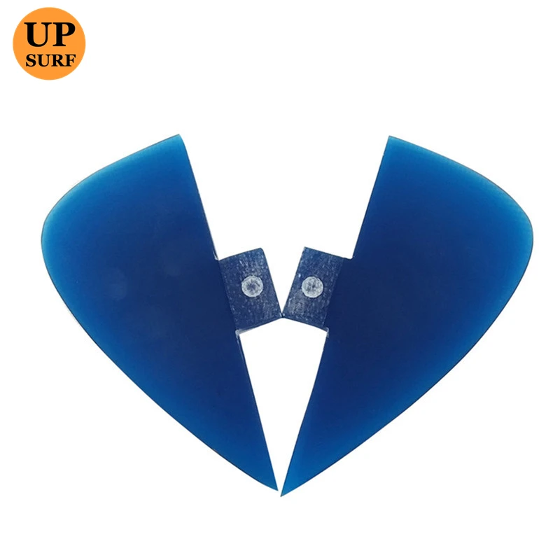 

UPSURF FCS Sup Board Fins Double Tabs Fin Knubster Centre Kneel Fin Barbatanas de Red Azul Surf central Fins