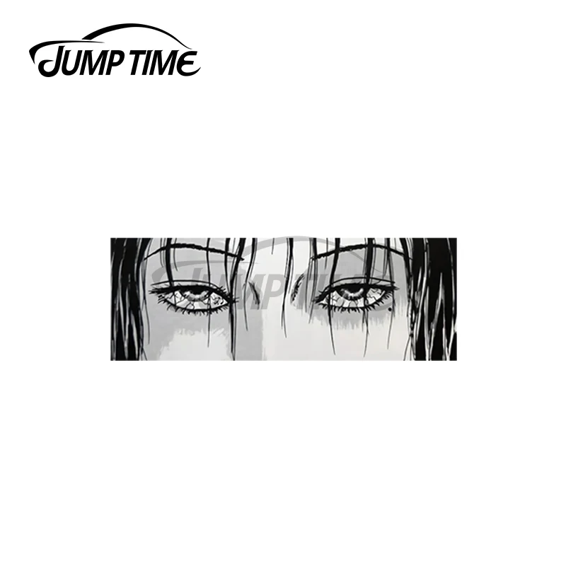 JumpTime 13 x 3cm For TOMIE Eyes Junji Ito Cartoon Decal Auto Surfboard Car Sticker Waterproof Car Assessoires Creative Decor