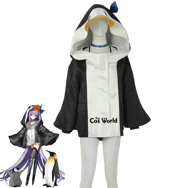 

FGO Fate Grand Order Penguin Meltlilith Hoodie Hoody Swimming Bathing Suit Jumpsuits Swimwear Swimsuit Anime Cosplay Costumes