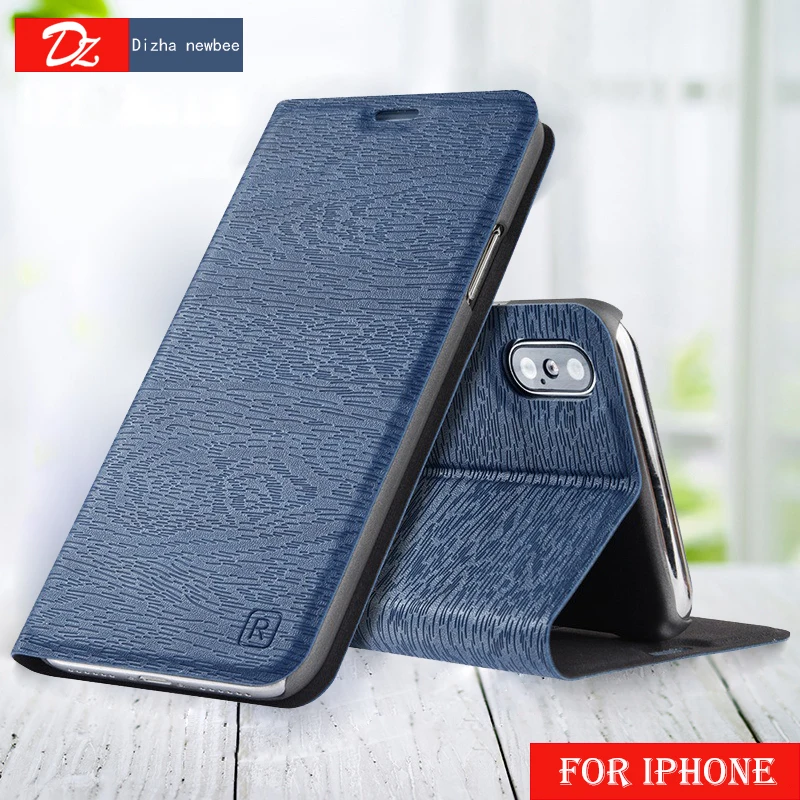 Luxury Slim Magnetic Leather Cover For iPhone 6 6s 7 8 Plus XS Max X XR 5 5s SE 2020 PC Wallet Card Slots  Stand Flip Phone Case