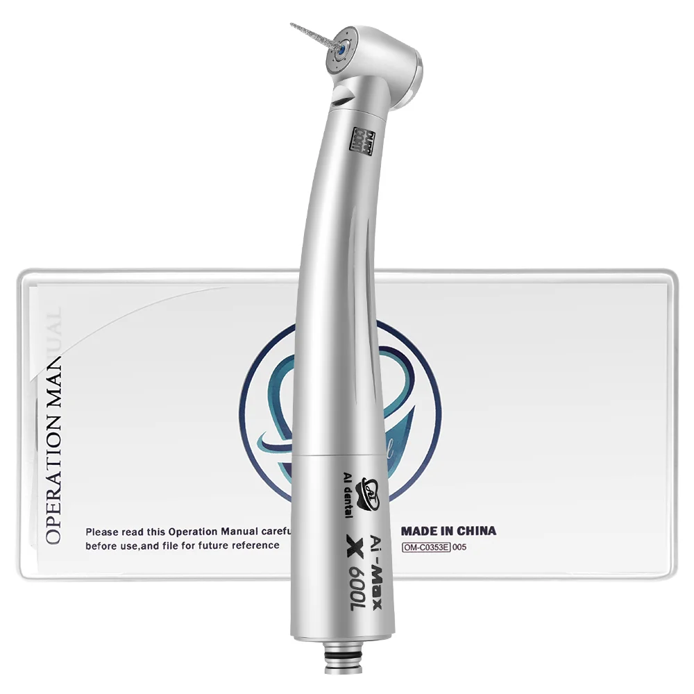 AI-X600L Air Turbin High Speed Handpiece Standard Head With Optic Fiber Fit N Quick Coupler For Chair Unit Accessory