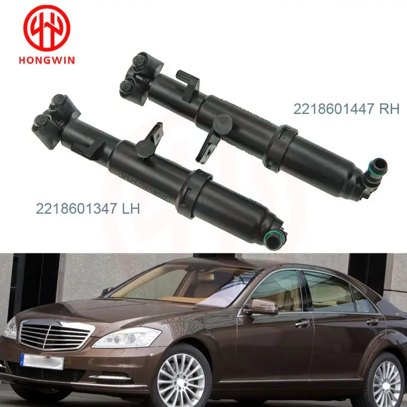 Headlight Washer Nozzle Left and Right 2218601347 2218601447 For Mercedes-Benz W221 S350 S550 S400 CL63 2007-2013