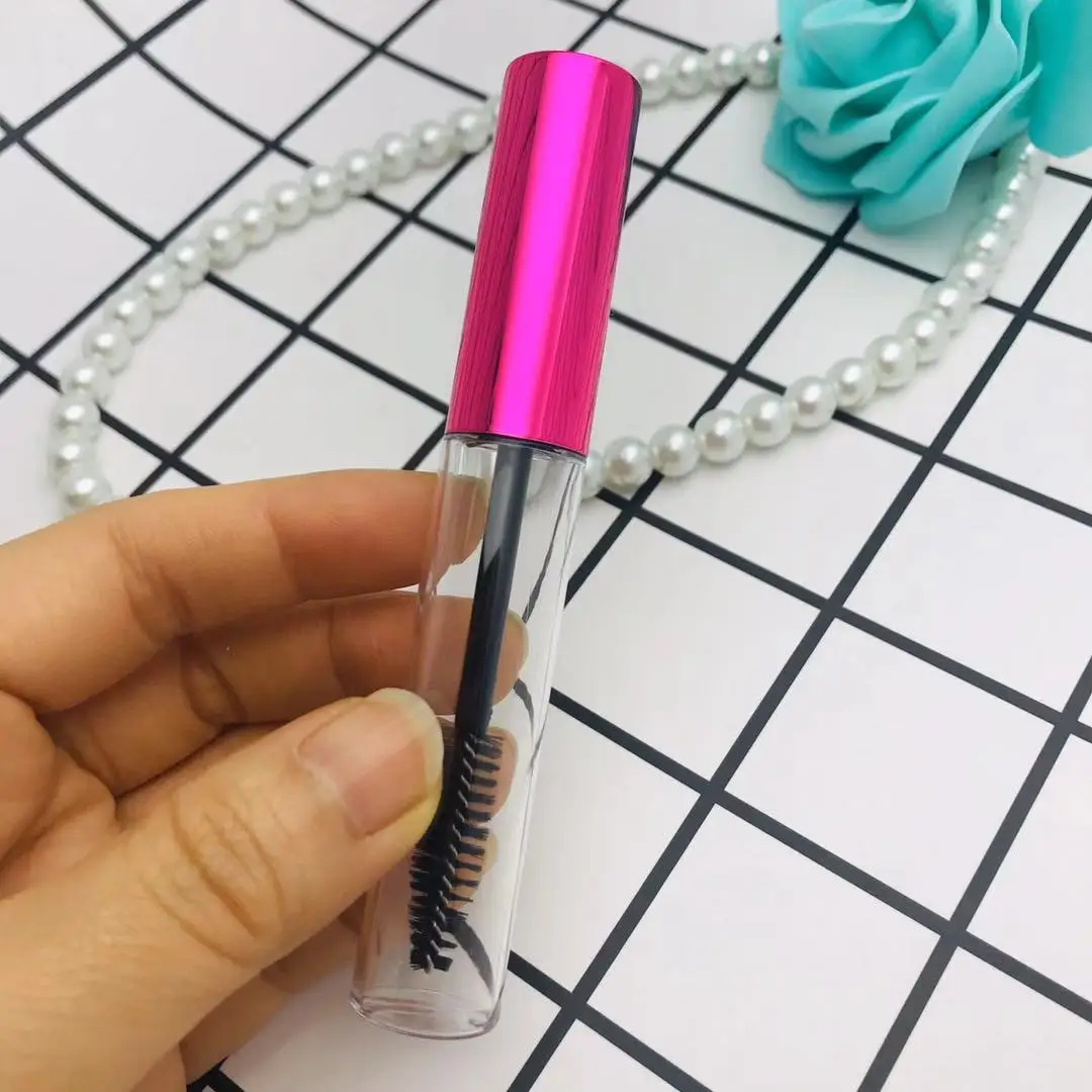 Contenedor vacío para brillo de labios, tubos de rímel cosméticos, crema de pestañas, Vial líquido rellenable, botellas de maquillaje, 10ml