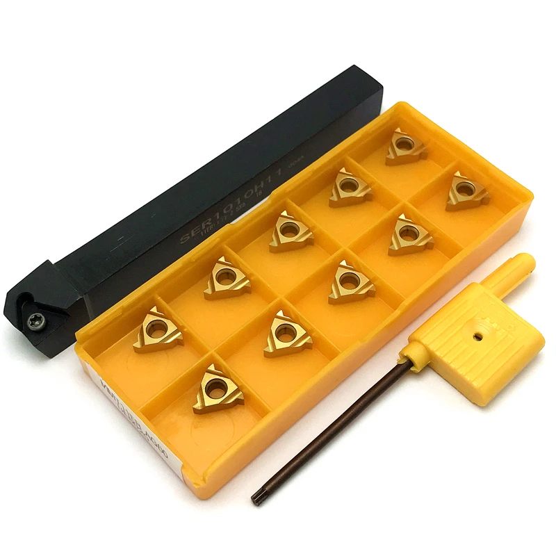 외부 나사 공구 거치대 및 카바이드 나사 인서트, 절삭 공구, CNC 선반 공구, SER1010H11, SER1212H11, SER1616H11, MMT11, AG60, AG55