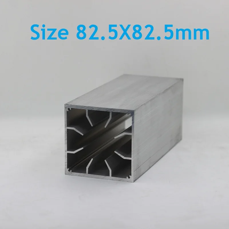 

8CM Fan Wind Tunnel Radiator Aluminum Chassis DIY 82.5X82.5×200mm Custom Size Length Heatsink