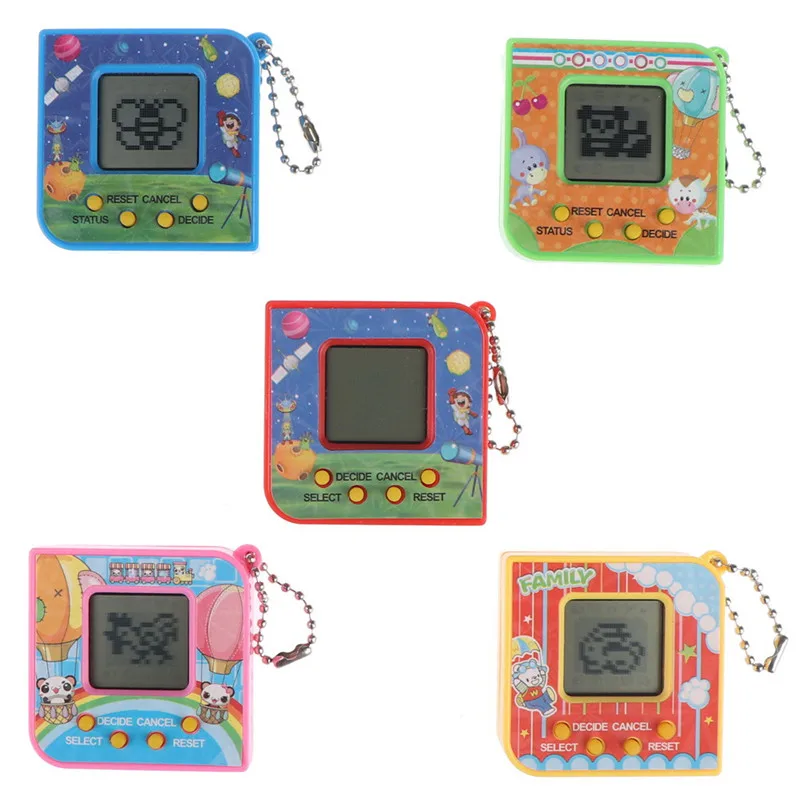 New 1pc 90S Nostalgic 168 Pets Virtual Cyber Pet Toy Tamagotchi Electronic Pets Toys