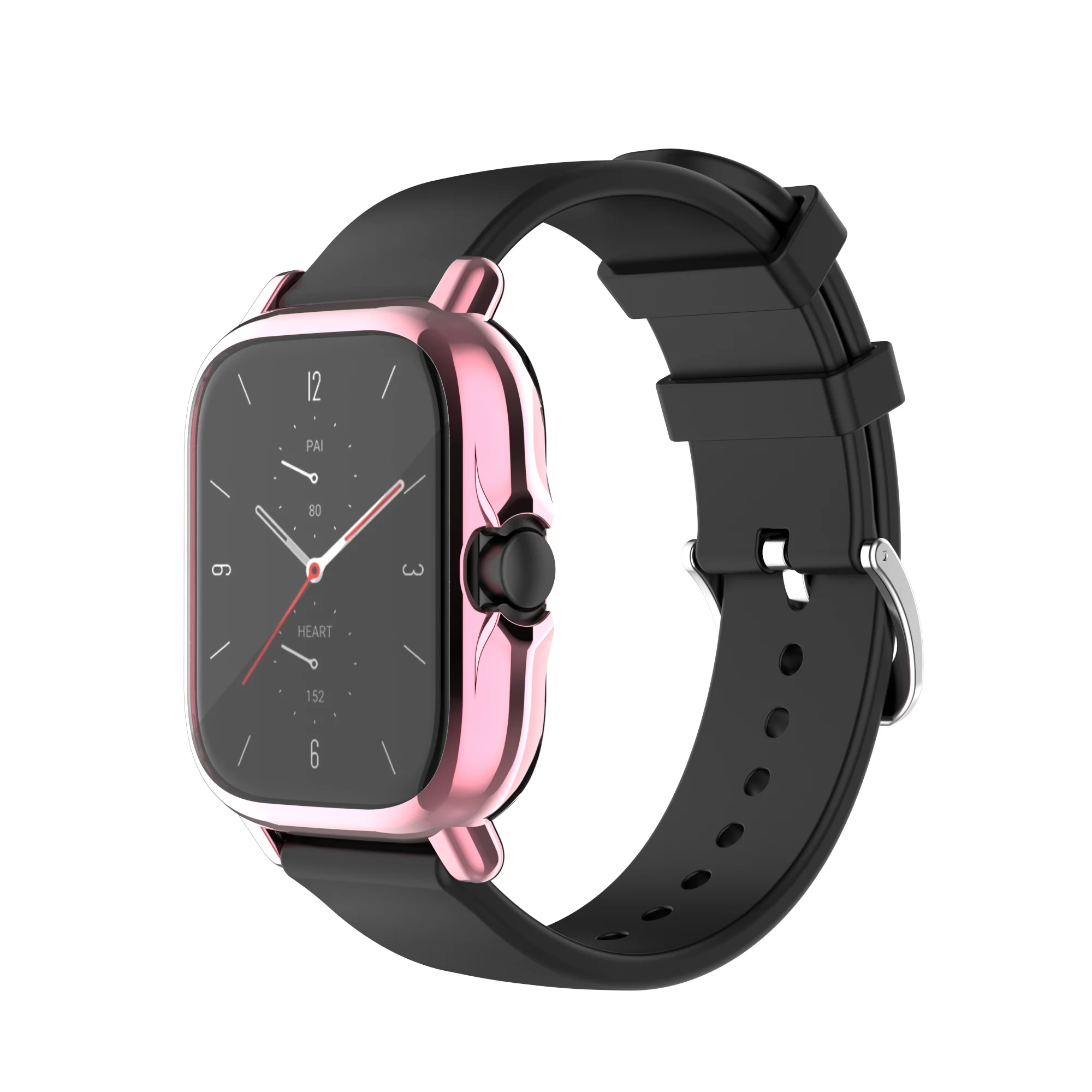 FIFATA TPU Plating Silicone Watch Protective Shell For Xiaomi Amazfit GTS 2 Smart Watch Protective Case For Huami Amazfit GTS 2