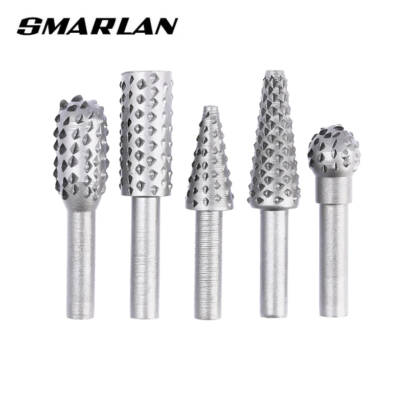 1/4'' 5pcs Drill Bit Set Cutting Tools for Woodworking Knife Wood Carving Tool Carpentry Wood Cutting Tools Work Drill Bits Set