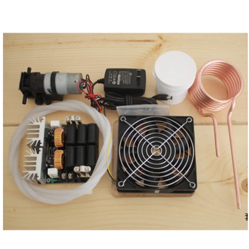 

1000W ZVS high frequency induction heating board Driver Heater with water pump and coil+Crucible