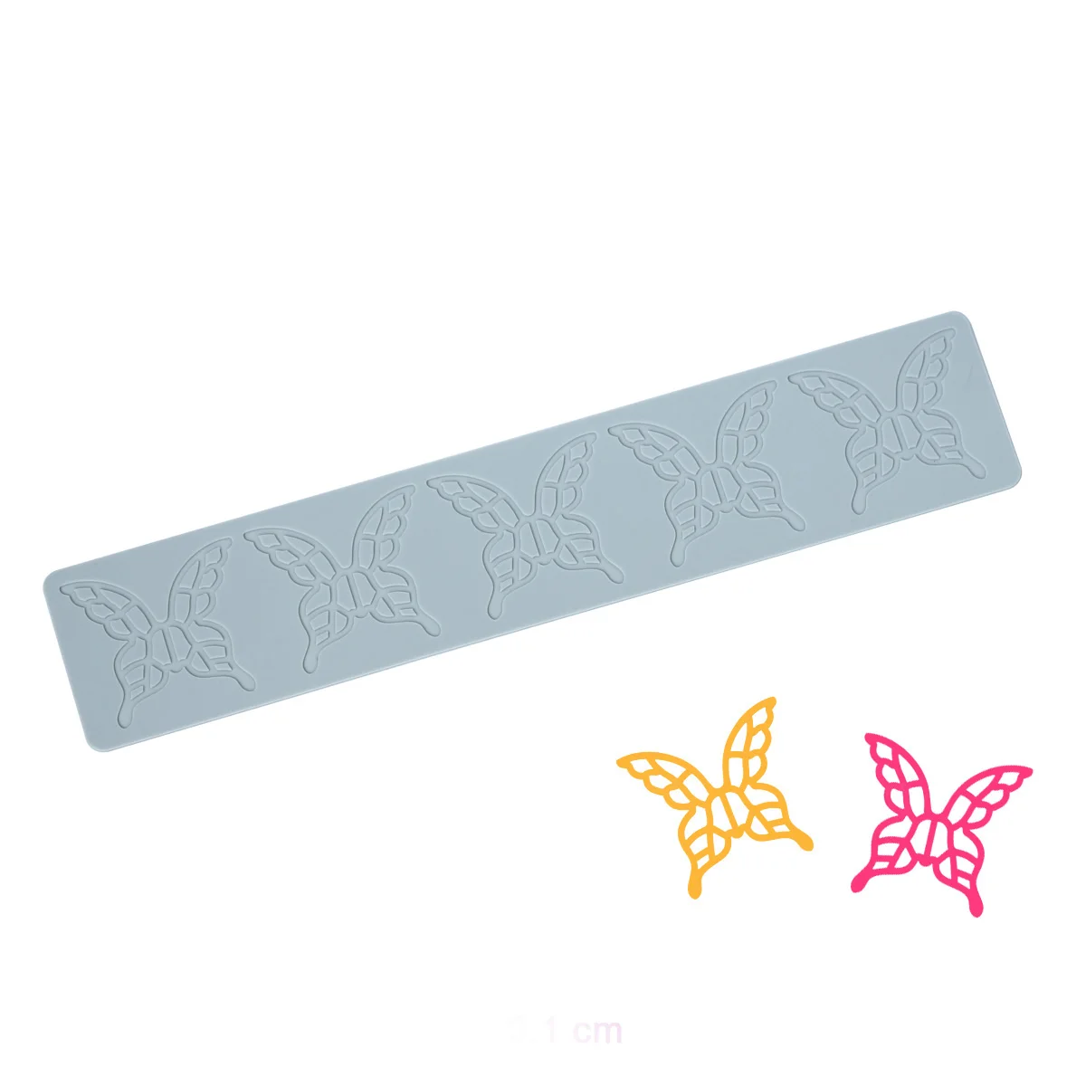 Hollow Out Butterfly Pattern Fondant Lace Mold Gum Paste Sugar Lace Silicone Mat For DIY Dessert Garnish Decoration