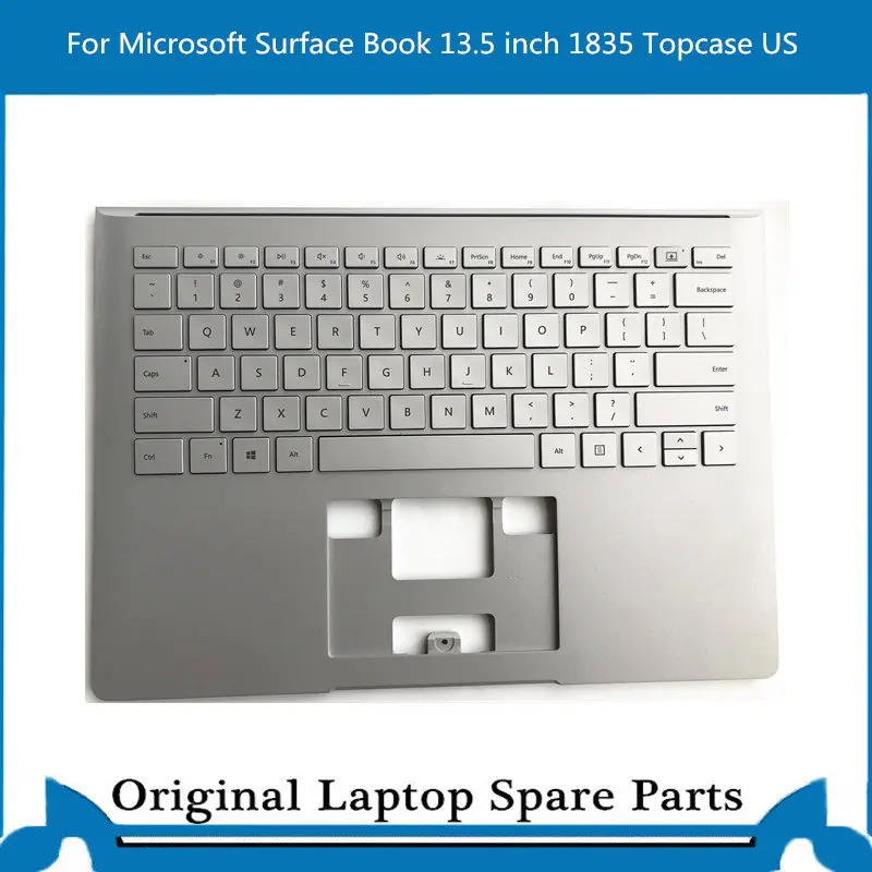 Originele Voor Microsoft Oppervlak Boek 2 Topcase Met Toetsenbord 1835 13.5 Inch Us Layout