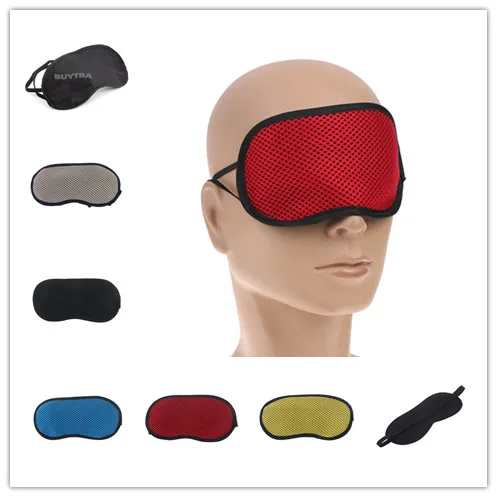 1PC Bamboo Charcoal Sleep Eye Mask For Travel Rest For Man Women Adjustable Length Sleeping Aid Blindfold Bandage Eyepatch Gift