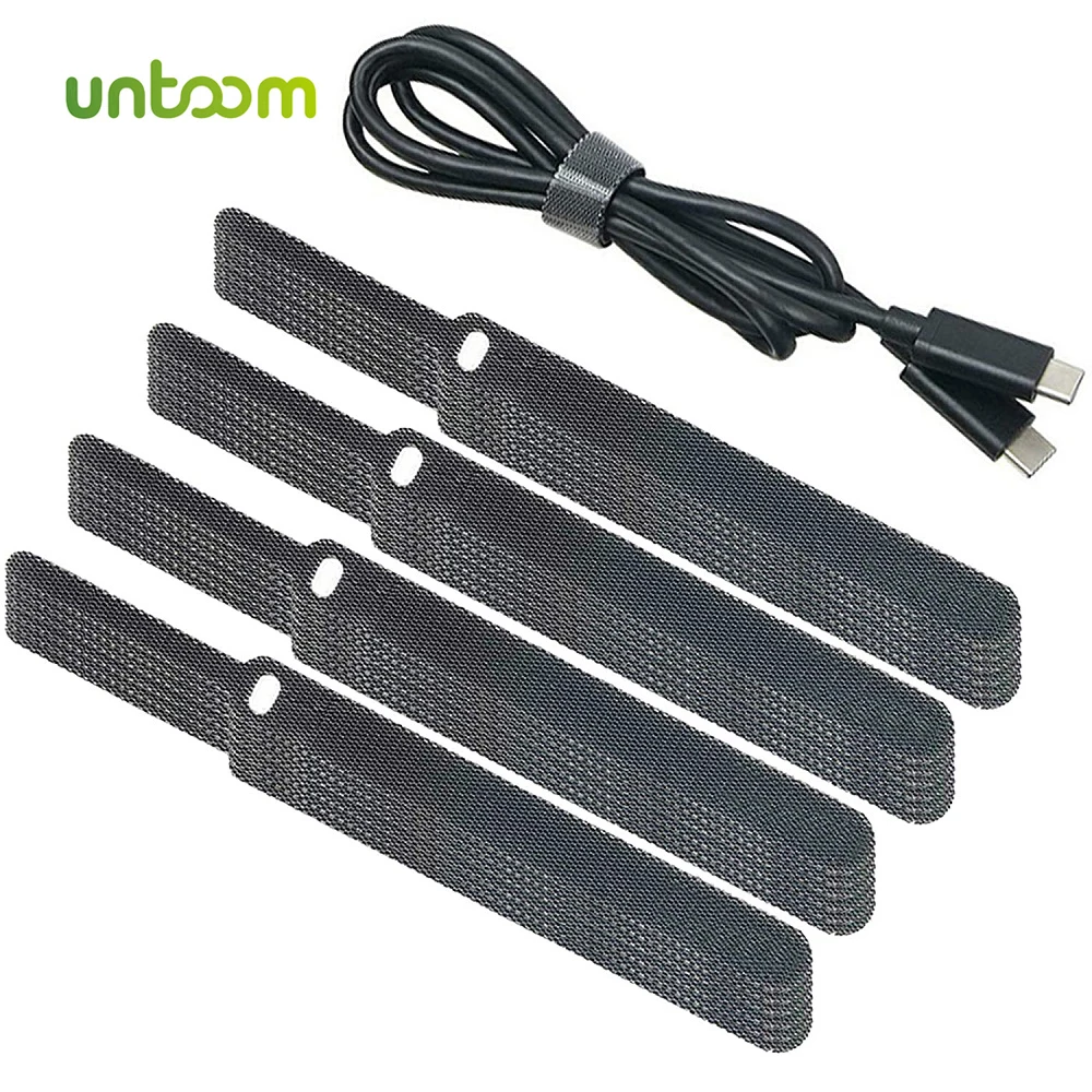 

Untoom 20Pcs USB Cable Organizer Wire Winder Cable Holder for Mobile Phone Cable Earphone Mouse Cord Cable Management Tie