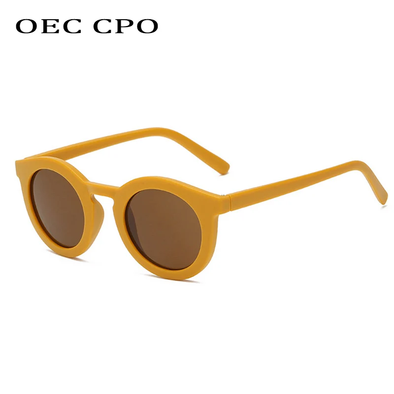 OEC CPO Vintage Round Sunglasses Women 2022 New Fashion Elegant Sun Glasses Female Men Punk Eyeglass oculo de sol Shades UV400