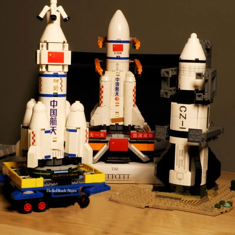 SEMBO Block City Space Rocket Aerospace Spaceship Building Blocks Space Station Bricks Astronaut Toys Kid Xmas Gift