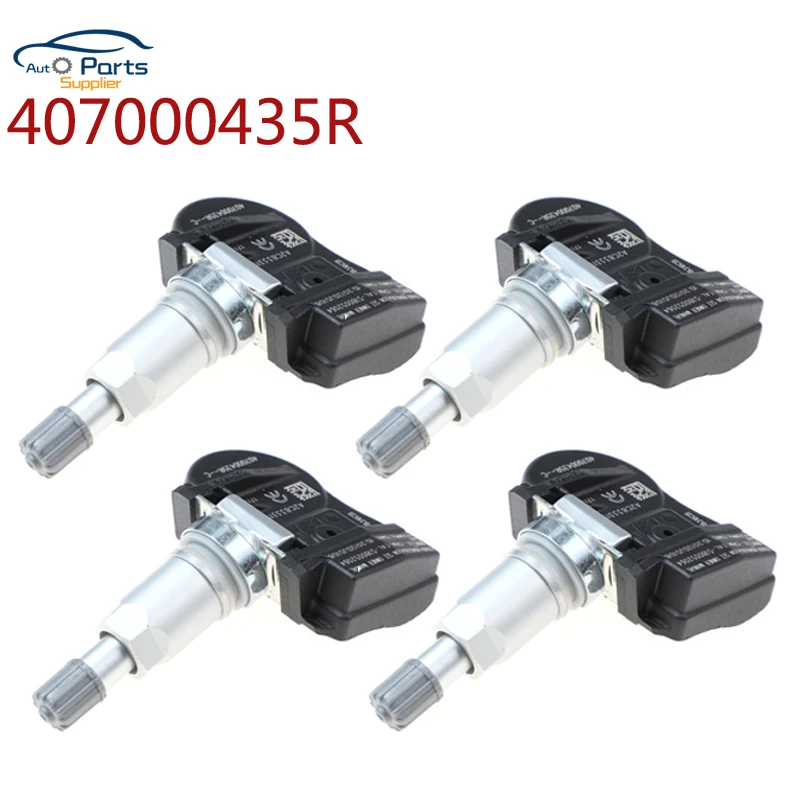 

New 4pcs 407000435R Tire Pressure Sensor TPMS For Renault Megane Laguna Fluence Latitude 433MHZ 40700-0435R