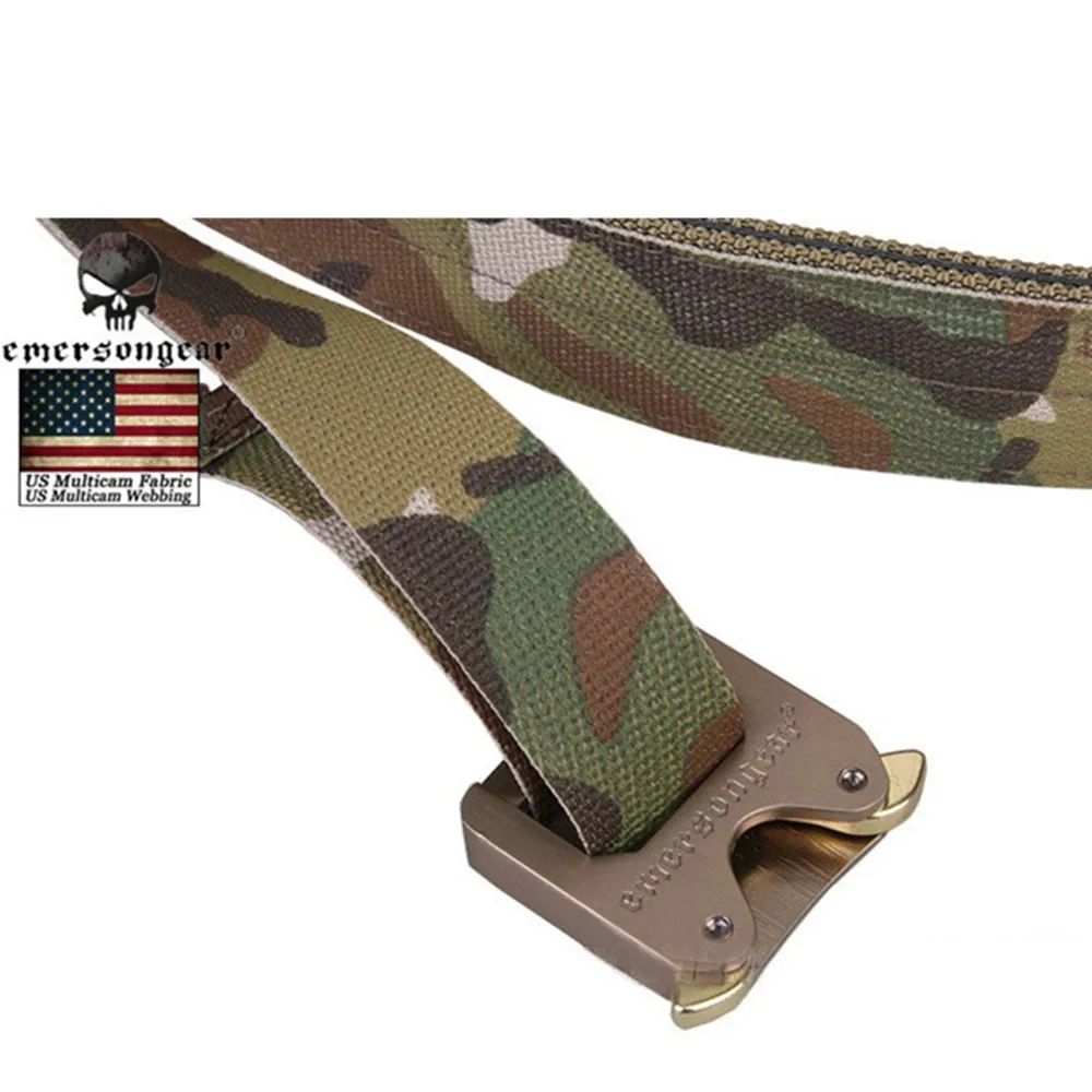 EMERSON Hard 1.5 Inch Shooter Belt belt multicam atfg olive desert digital jungle black L size Waist Support