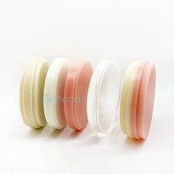 A3 Color Flexible PMMA Disc 98mm Temporaries Acetal Dental PMMA CAD CAM Milling Blocks