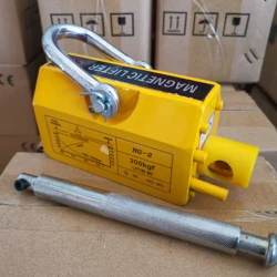 Lifting Steel Magnetic Lifter Tools 100KG 200KG Manual