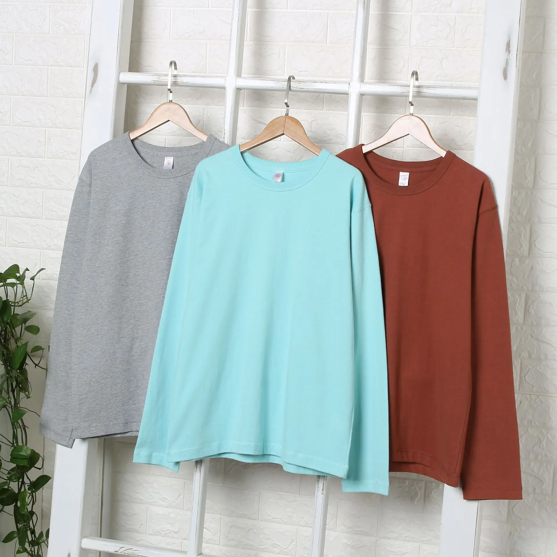 

Yt93001L Men New 300g Heavy Weight T-Shirts Cotton Couple Loose Solid Color All-Match Fashion Youth Handsome Male Tees Clothing