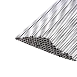 304 Stainless Steel Capillary Tube OD 2.5mm Wall Thickness 0.1mm  0.2mm 0.5mm 0.8mm 1mm Metal Tube Silver