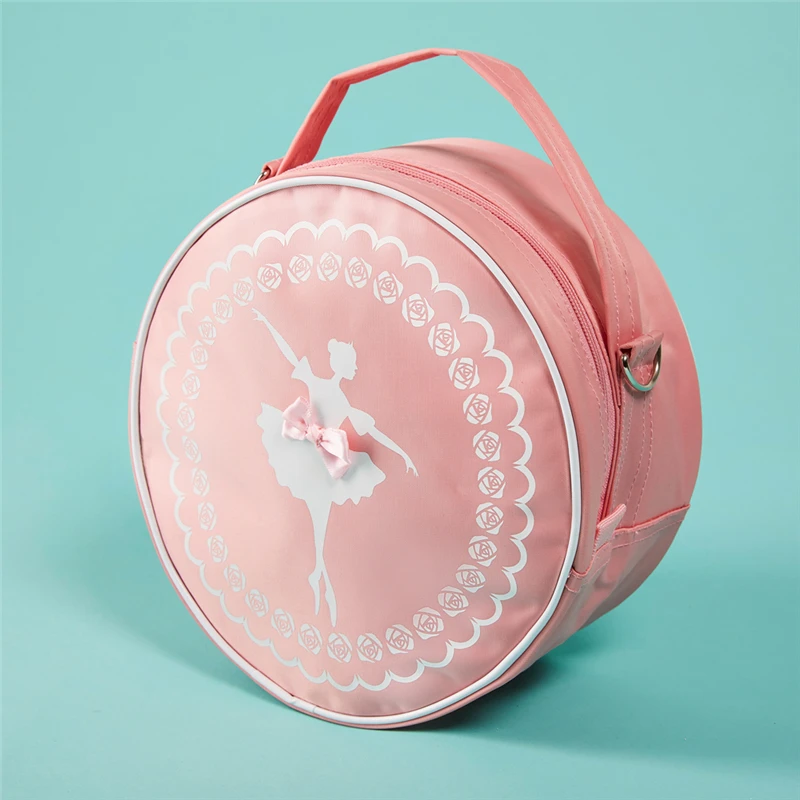 Розовые балетные танцевальные сумки, спортивная сумка через плечо для девочек, Детский рюкзак, наплечная сумка для девочек, сумки для одежды, обуви, платья