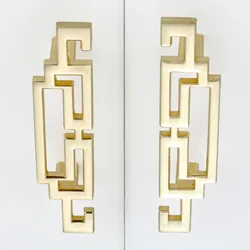 1PC Ancient Chinese Style Furniture Handle Zinc Alloy Gold Copper Cabinet Handle Drawer Pull Knob Door Pull Furniture Hardware