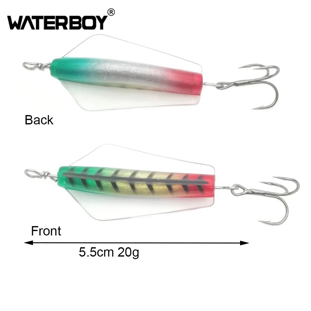 WATERBOY TW 5,5 cm 20g Teufel Angeln Locken VIB Kunststoff Salzwasser Süßwasser Canberra Mörder Tasmanian Salmon Pike Walleye Bass Köder – Detail 19