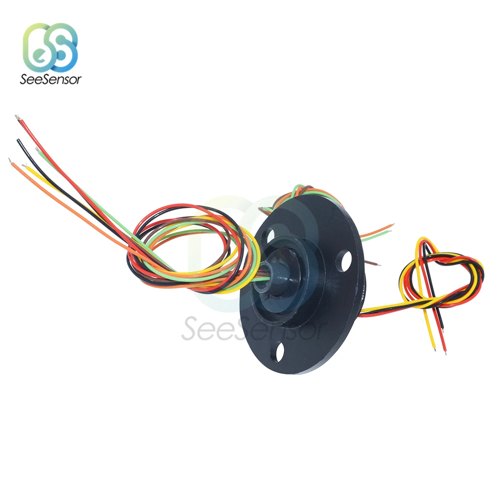 AC 220V 250Rpm Electric Slip Ring 22mm 6 Channel 2A Slip Ring Rotary Joint