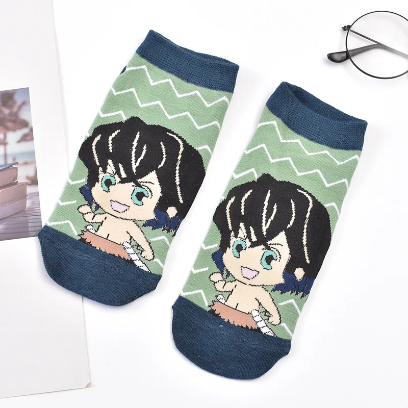 Boat Socks Wholesale Cotton Socks 5 Pairs Socks Men\'s And Women\'s New Arrivals Japanese Anime Socks Cartoon Parent-Child Socks