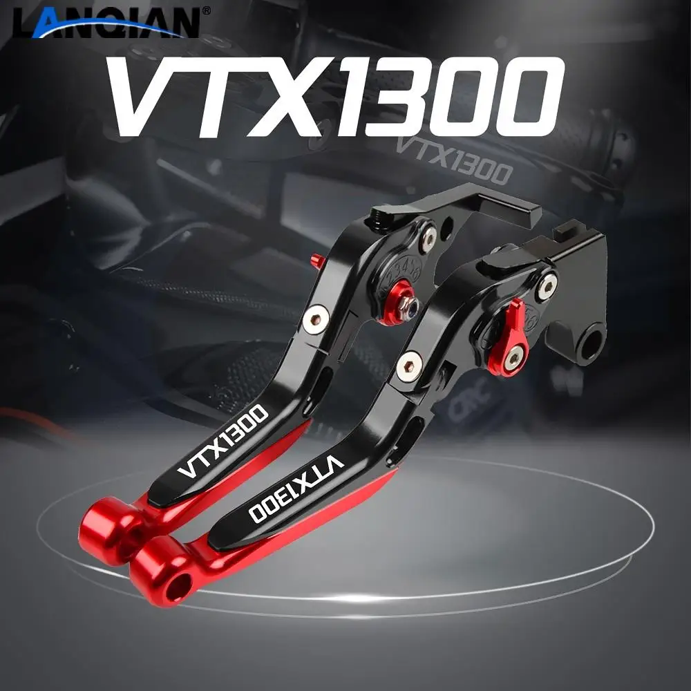 

Motorcycle Accessories Adjustable Extendable Foldable Brake Clutch Levers For Honda VTX 1300 2003-2010 VTX1300C VTX1300 RETRO