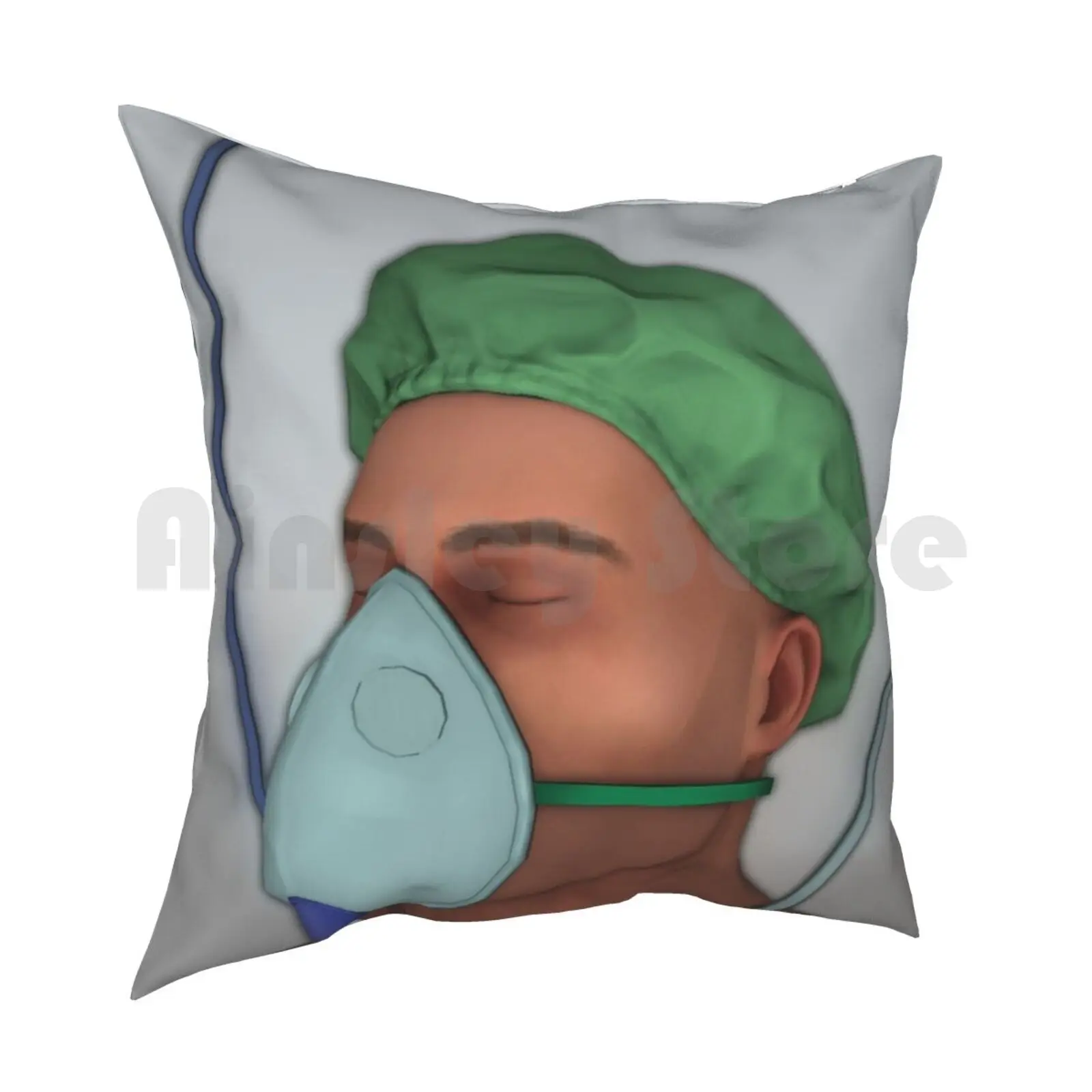 Surgeon Simulator 'Bob'-Official Merchandise Pillow Case Printed Home Soft Throw Pillow Surgeon Simulator Surgeon Heart