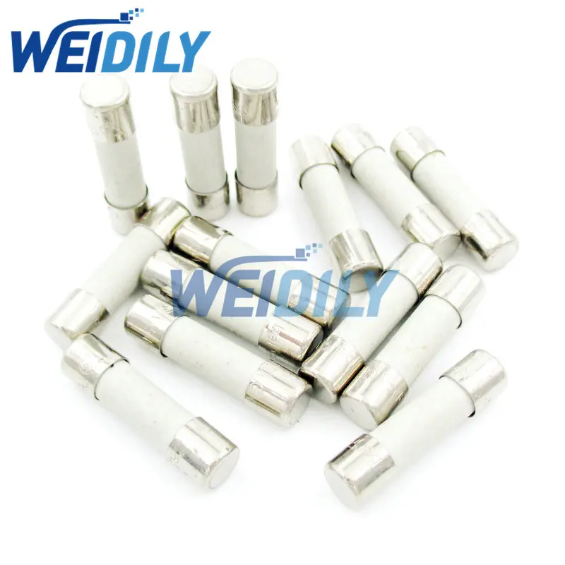 20PCS 5*20mm Slow Blow Ceramic Fuse Without Pin 5x20mm 250V T1A T2A T3.15A T4A T5A T6.3A T8A T10A T12A T15A