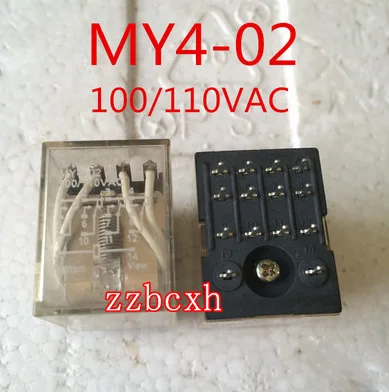 2PCS/LOT New  Original  MY4-02 100 110VAC