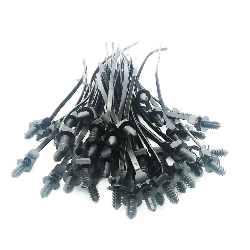 

Wrap Cable Fastening Clips Nylon 50pcs/lot Die Self-locking Zip