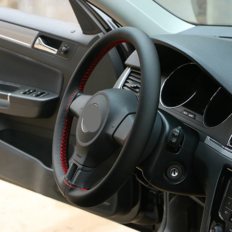 40cm 42cm 45cm 47cm 50cm Bus LKW Auto Extra Großer Lenkradbezug Kunstleder Auto-Lenkrad-Geflecht Langlebig – Detail 3