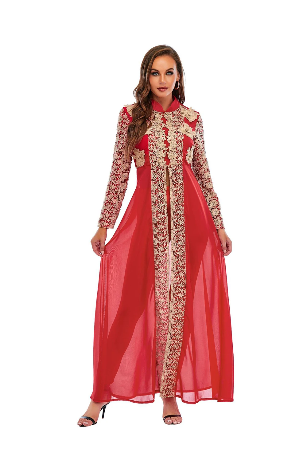 Dubai Abaya conjunto musulmán para mujer, caftán, ropa islámica turca, vestidos africanos