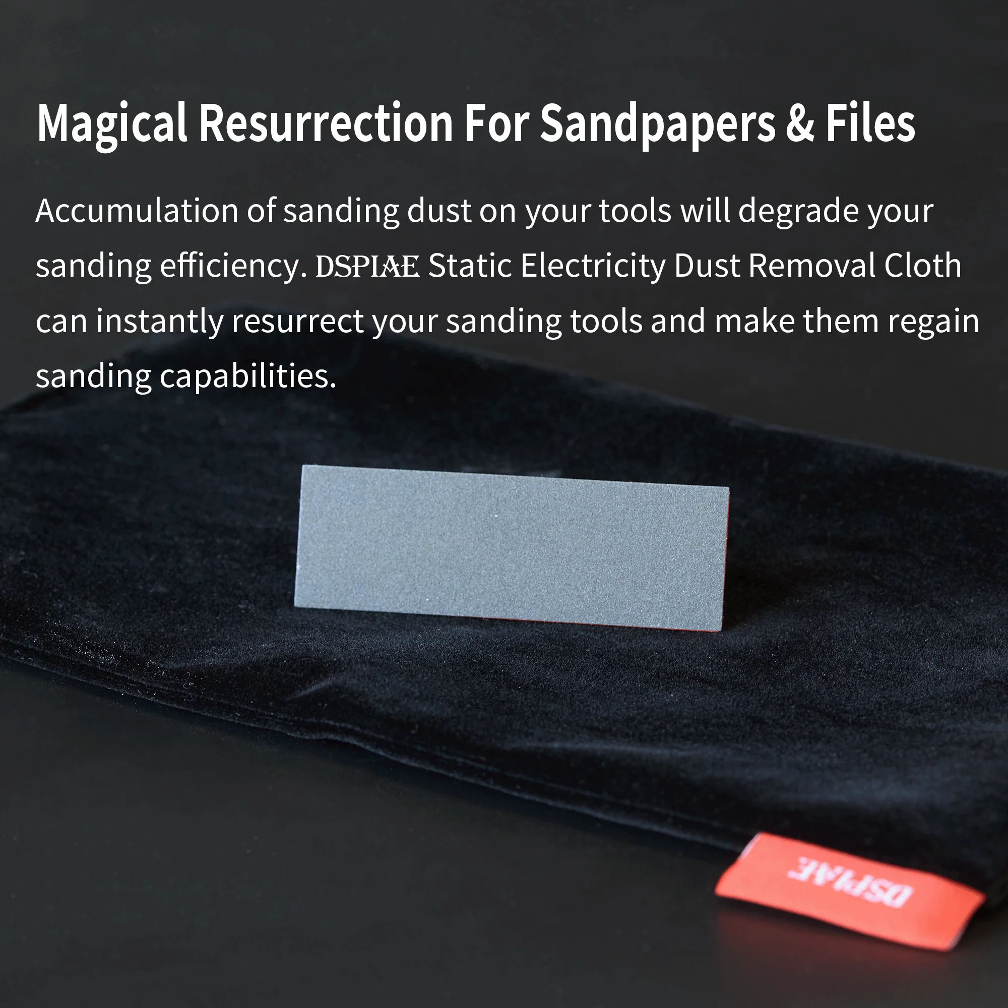 DSPIAE DC-25 Static Electric Dust Removal Cloth For Sanding Residues Military Model Making Tool Assembly Retrofit Gundam Hobby