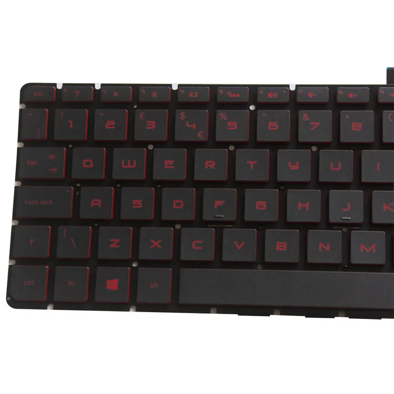 UK Backlit laptop Keyboard for HP Omen 17-W000 17-W100 17-W200 17t-w000 17t-w100 17t-w200 17-w001la 17-w101la 17-W 17-w202la