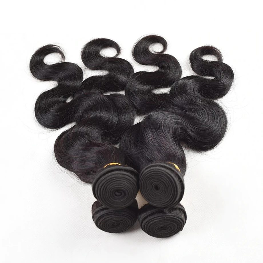 Silkwave-Tissage en Lot Brésilien 100% Naturel pour Femme, Extensions de Cheveux Vierges, Qualité Remy, 1, 3 ou 4 Paquets