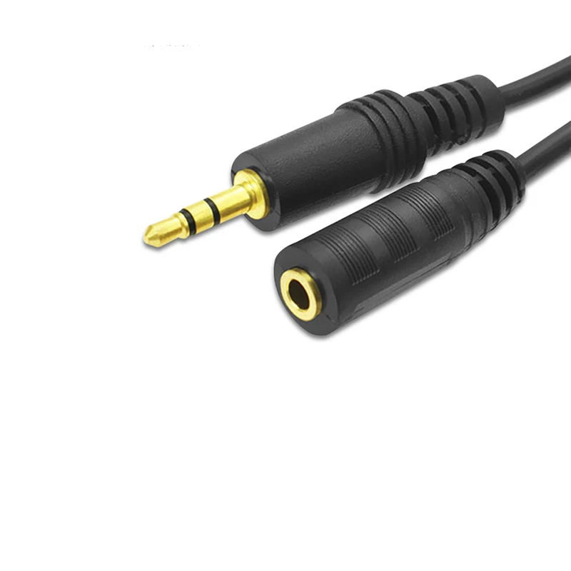 

New 3.5mm Male To Female Stereo Jack Headphone Extension Cable Aux Audio Wired Cord Lead for Computer Mobile Phones