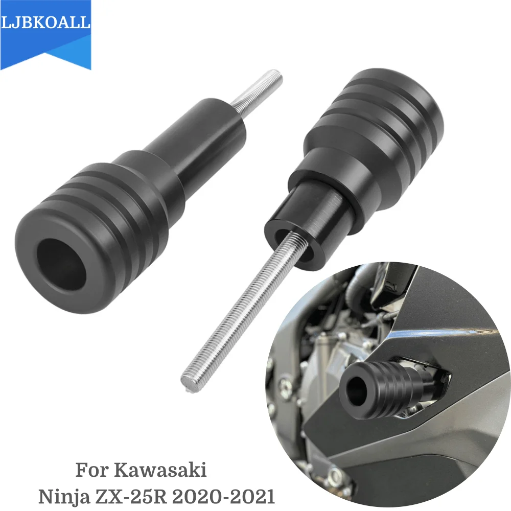 

Motorcycle Frame Sliders Screw Crash Pad Cover Falling Protection For Kawasaki Ninja ZX-25R 2020-2021 ZX25R ZX-4R/SE ZX4RR 2023